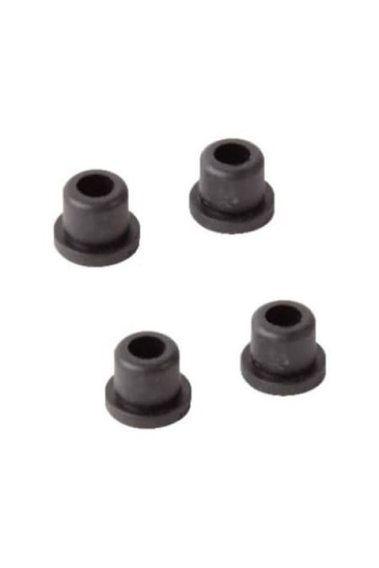 Set 4 bucșe de cauciuc pentru montarea emblemei BMW capotă/portbagaj cu știfturi, 82mm/74mm