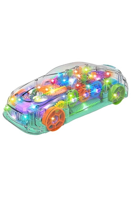 Masinuta transparenta copii-Concept Transparent Gear Light Car