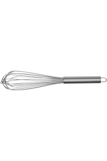 Tel de aluat, Hendi, oțel inoxidabil, 8 fire rigide groase, grosime 2,2 mm, lungime 35 cm, cu cârlig