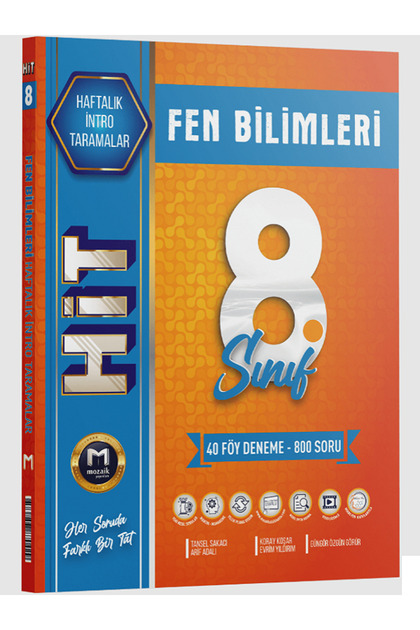 Evrensel İletişim Yayınları 8.Sınıf Mozaik HİT Fen Bilimleri
