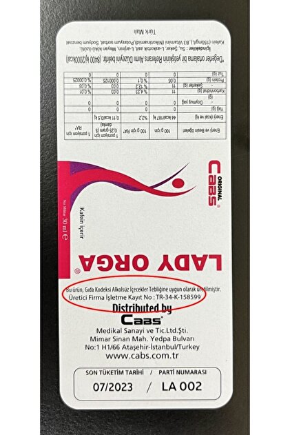 Adalizza Bitkisel Ürün Kadınlara Özel Takviye - Lady Orga 30 ml