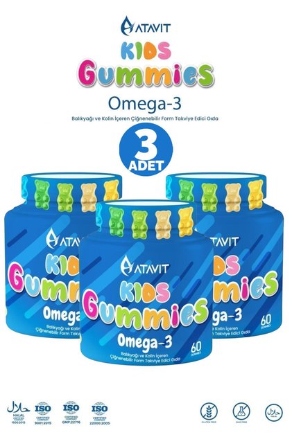 Kids Omega-3 60 Gummies 3 Pieces