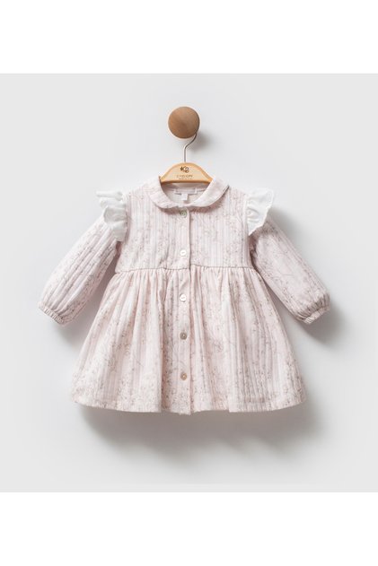 Baby Floral Patterned Cotton Baby Dress