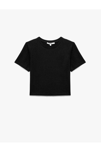 Pamuk lu Slim fit Majica kratkih rukava okrugla kragna