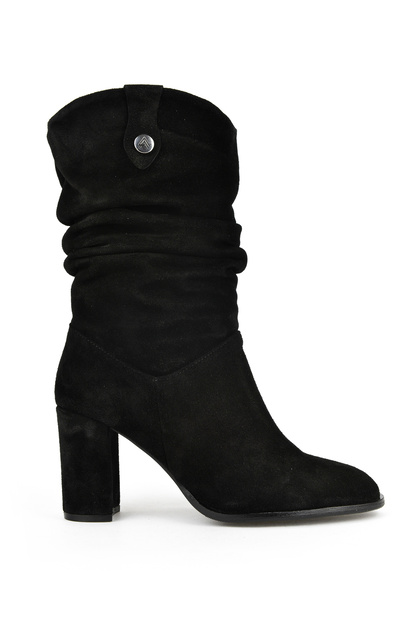 , Women's Genuine Leather Boots 1531050Z25100670K Black