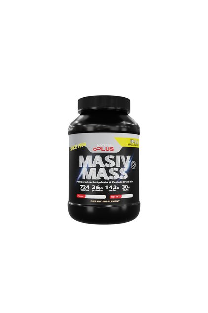 Masiv Mass 2kg, aroma capsuni-Mass Gainer