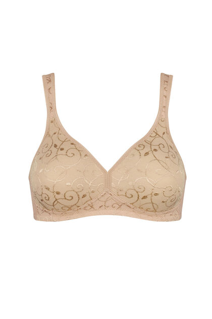 Sutien Elegant Cotton, fara armatura, Triumph, 85D EU, bej deschis