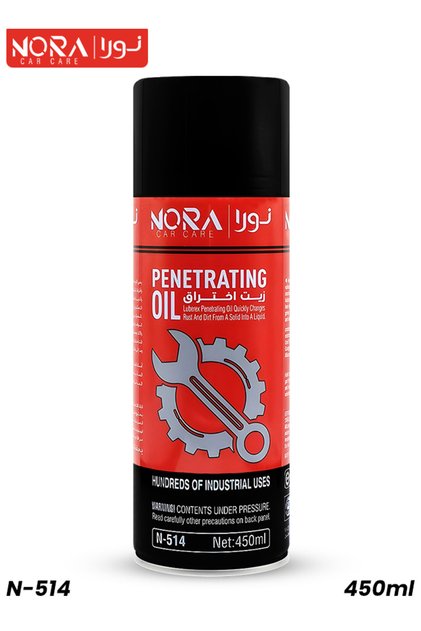 Car Care N-514 Penetrating Oil, Rust Remover and Lubricant Spray, 450ml for Multi-Purpose Use