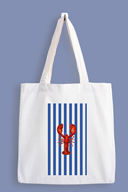 designedfy Summer Limon Baskılı Bez Çanta, Tote Bag - Fiyatı