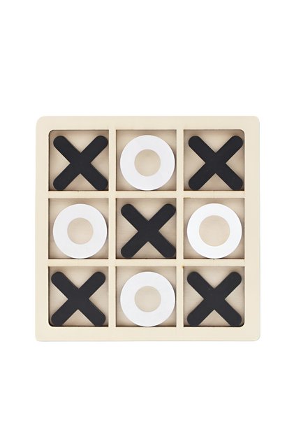 Jucărie Tic Tac Toe Montessori, Flippy, Interactivă, X și O, Alb Negru