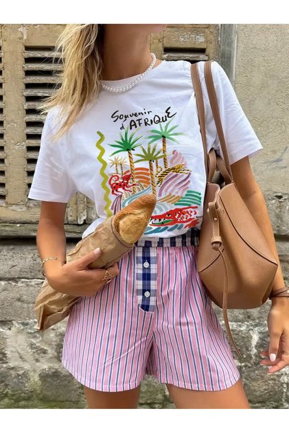 Premium Oversize Cut Short Sleeve Printed T-Shirt