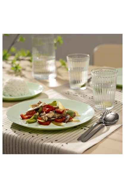 IKEA Oftast 25 Cm Açık Yeşil Tabak Yemek Tabağı Özel