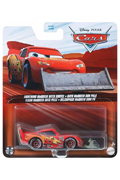 Cars Disney Pixar - Lightning McQueen with Shovel (1/55) - Fiyatı