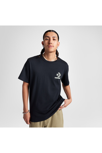 Nature Center Erkek Grafik Baskılı Siyah T-Shirt