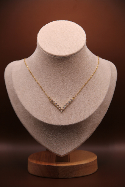 316L Steel Gold Plated Necklace Stainless – Tarnish and Water Resistant