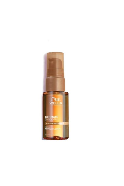 Wella Ultimate Smooth Oil – Îngrijire hidratantă cu squalan și Omega 9 pentru păr uscat, 30 ml