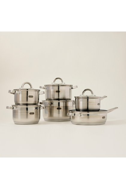 12Pcs Stainless Steel Cookware Set Porto Cookware Set