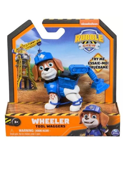 ΦΙΓΟΥΡΑ PAW PATROL RUBBLE AND CREW ΤΡΟΧΟΣΠΙΤΟ 5CM