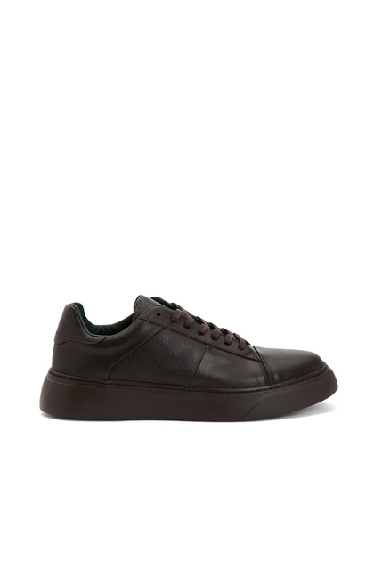 Kahverengi Kadın Deri Sneaker