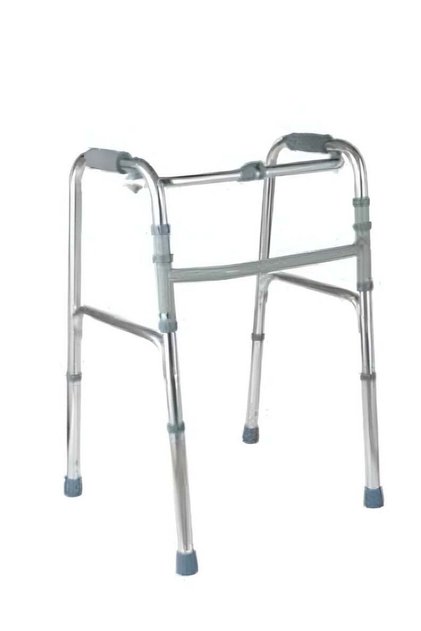 Folding Lightweight Aluminium Walker with Adjustable Height & Anti-Slip Rubber Tips