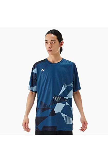 YONEX バドミントンシャツ XL 青 宮城 Yonex YY25 16741 Erkek Spor Tişört Lacivert - Fiyatı, Yorumları