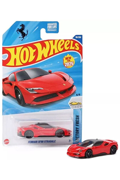 HOT WHEELS Ferrari Sf90 Stradale (1/64) Red - Overseas Long