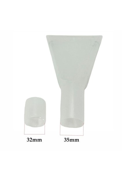 Koltuk Ve Halı Yıkama Su Emici Vakum Başlığı Şeffaf Aparat 32-35mm
