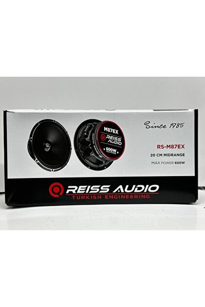 REISS AUDIO RS-M87EX 20 CM MİDRANGE 600 WAT MAXİMUM 300 WATT RMS
