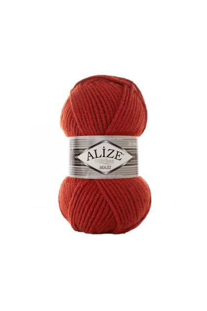 Superlana Maxi El Örgü İpi 100g – %75 Akrilik %25 Yün – Renk No: 36 - Taba