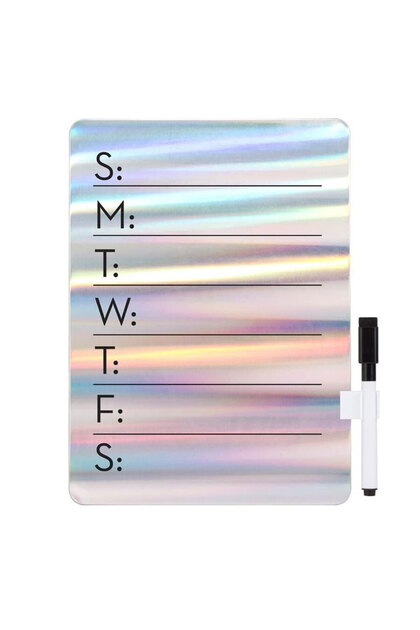 Iridescent Magnet Weekly Summer Sil Planner