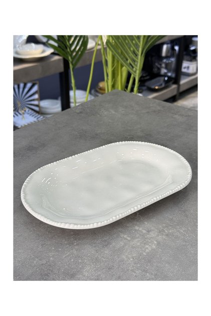 Cappadocia Collection Porcelain Boat Plate 25,5X16