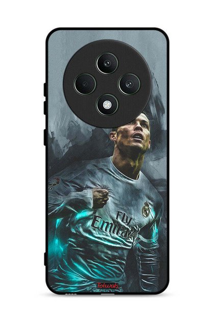 جراب حماية لهاتف Oppo Reno12 F 5G برسومات كريستيانو رونالدو