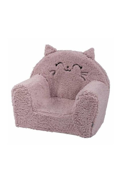 Fotoliu din burete, Bubaba, Cozy Kitty, Pentru copii, 9 luni-5 ani, Pink