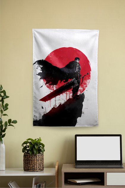 نسيج جداري على شكل رسوم متحركة بموضوع Berserk