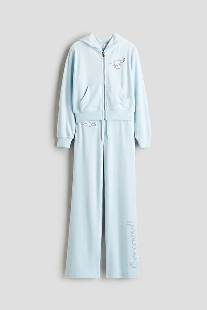 H&M 2 Parçalı Motif Detaylı Velur Set - Fiyatı, Yorumları