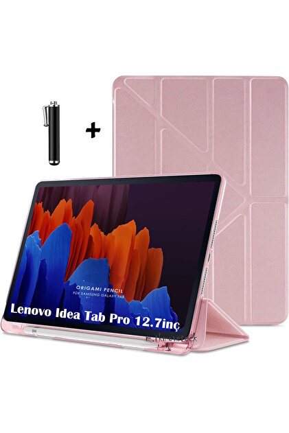 m.tk moveteck Lenovo Idea Tab Pro 12.7 inç Kılıf Kalem Bölmeli