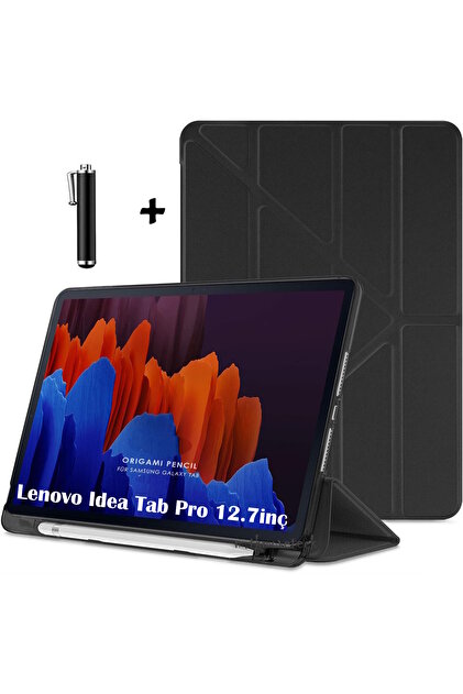m.tk moveteck Lenovo Idea Tab Pro 12.7 inç Kılıf Kalem Bölmeli