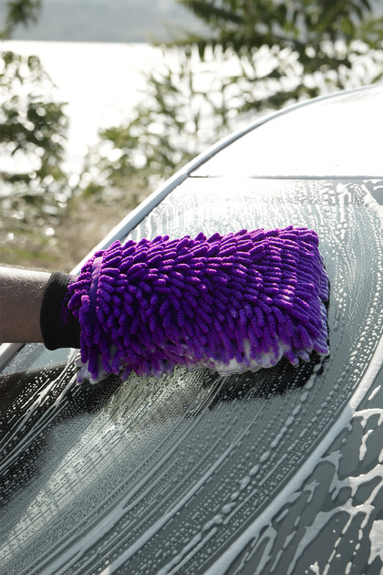 SmartBee MAMBAMITT Mikrofiber Chenille Oto Yıkama Eldiveni