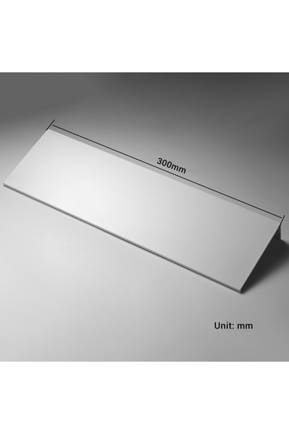 White 30cm Aluminum Alloy Living Room Floating Shelves Drilling Bedroom Decoration Wall Shelves Bath