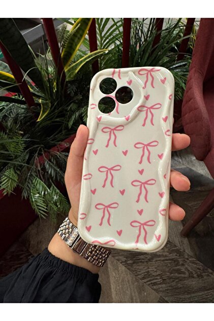KILIF STORE İNFİNİX HOT 30İ PEMBE BÜYÜK KALPLİ TELEFON KILIFI