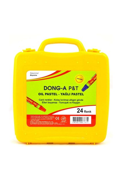 Toru 24 Renk Plastik Cantalı Pastel Boya