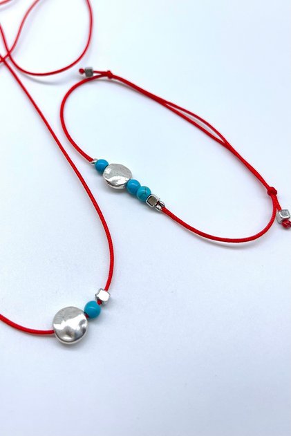 Figured Twisted Rope Necklace Set (Piece)