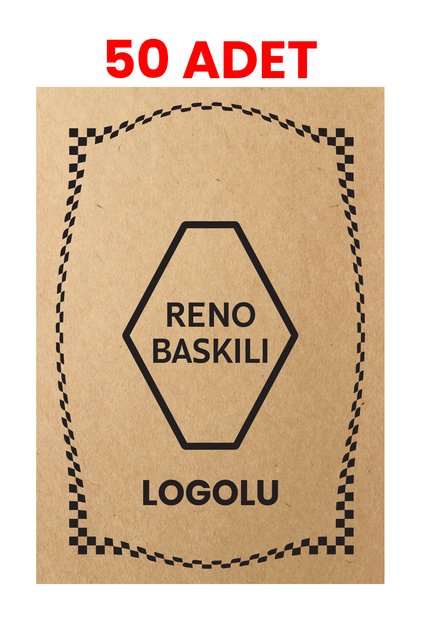 Kraft 120gr Reno Uyumlu Oto Paspas Kağıdı 50 Adet - 35x50cm - Kalın Kağıt Baskılı Reno
