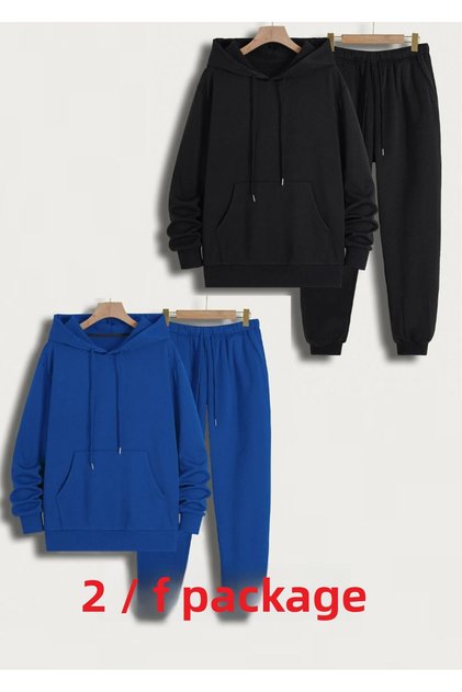 2-piece unisex hooded tracksuit set daxis sportwear company