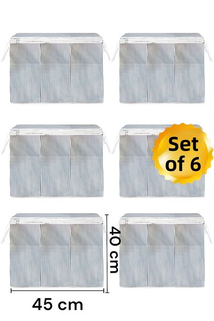 6 Pieces Sweater Clothes Storage Base and under Bed Matching 45X40X30 cm