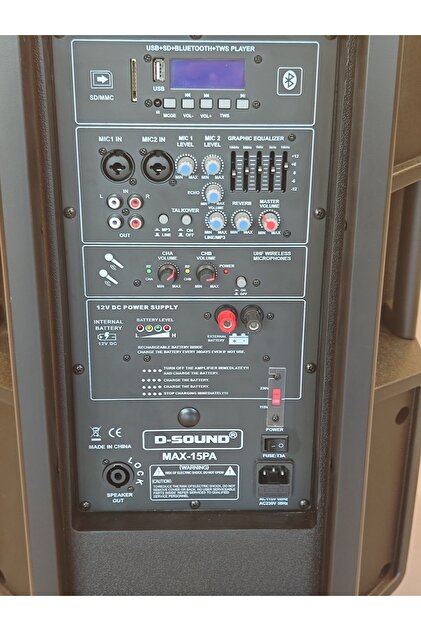 D-sound Max-15Pa II Taşınabilir Şarjlı Hoparlör - Fiyatı, Yorumları