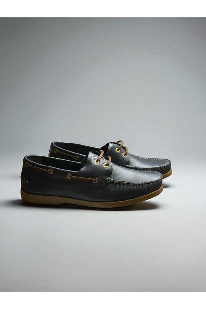 Derikan 7000 Men's Khaki Leather Casual Shoes
