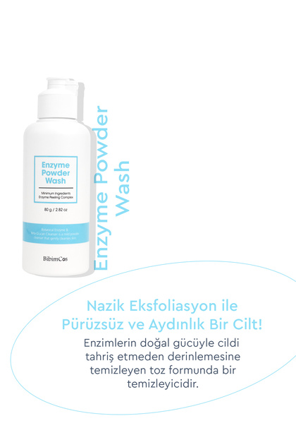 Bibimcos Enzyme Powder Wash 80gr - Arındırıcı Toz Temizleyici