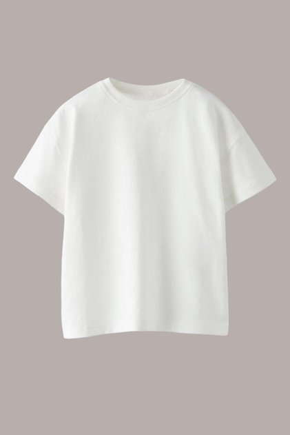 New Season Unisex Children's Basic Short Sleeve Cotton T-Shirt