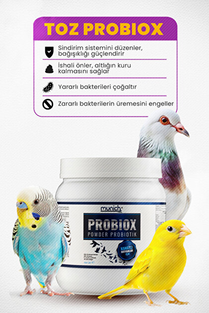 Munich Vet Probiox Probiyotik Prebiyotik Vitaminler 500 gr
